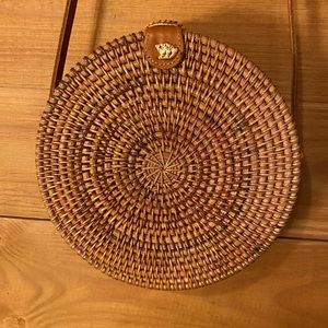 Brown Circle Purse